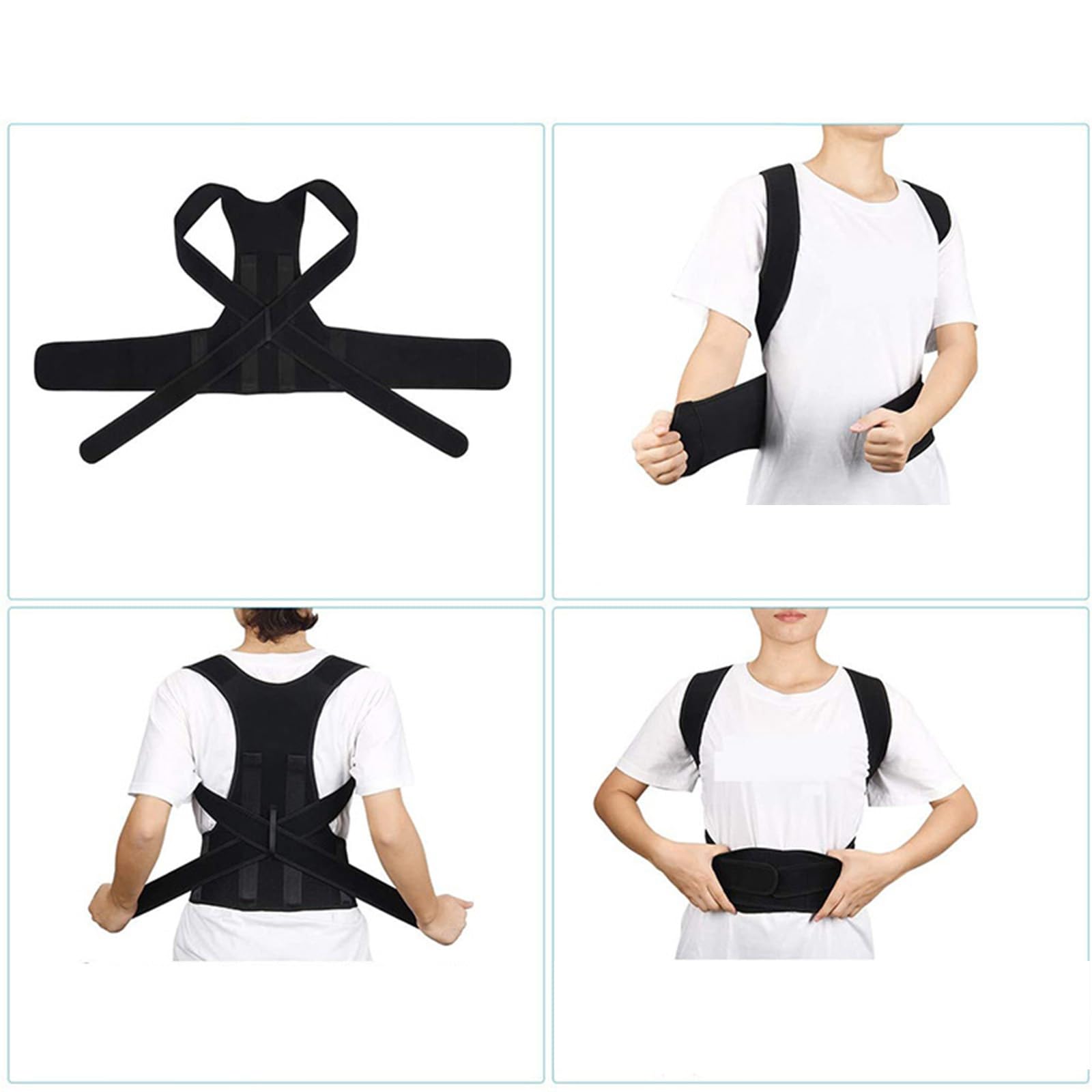 姿勢サポーター 姿勢ベルト 猫背ラボ ストレートドクター 通気性 軽い 男女兼 Amazon | 【脇を通さない逆Y字】 猫背ラボ ストレートドクター