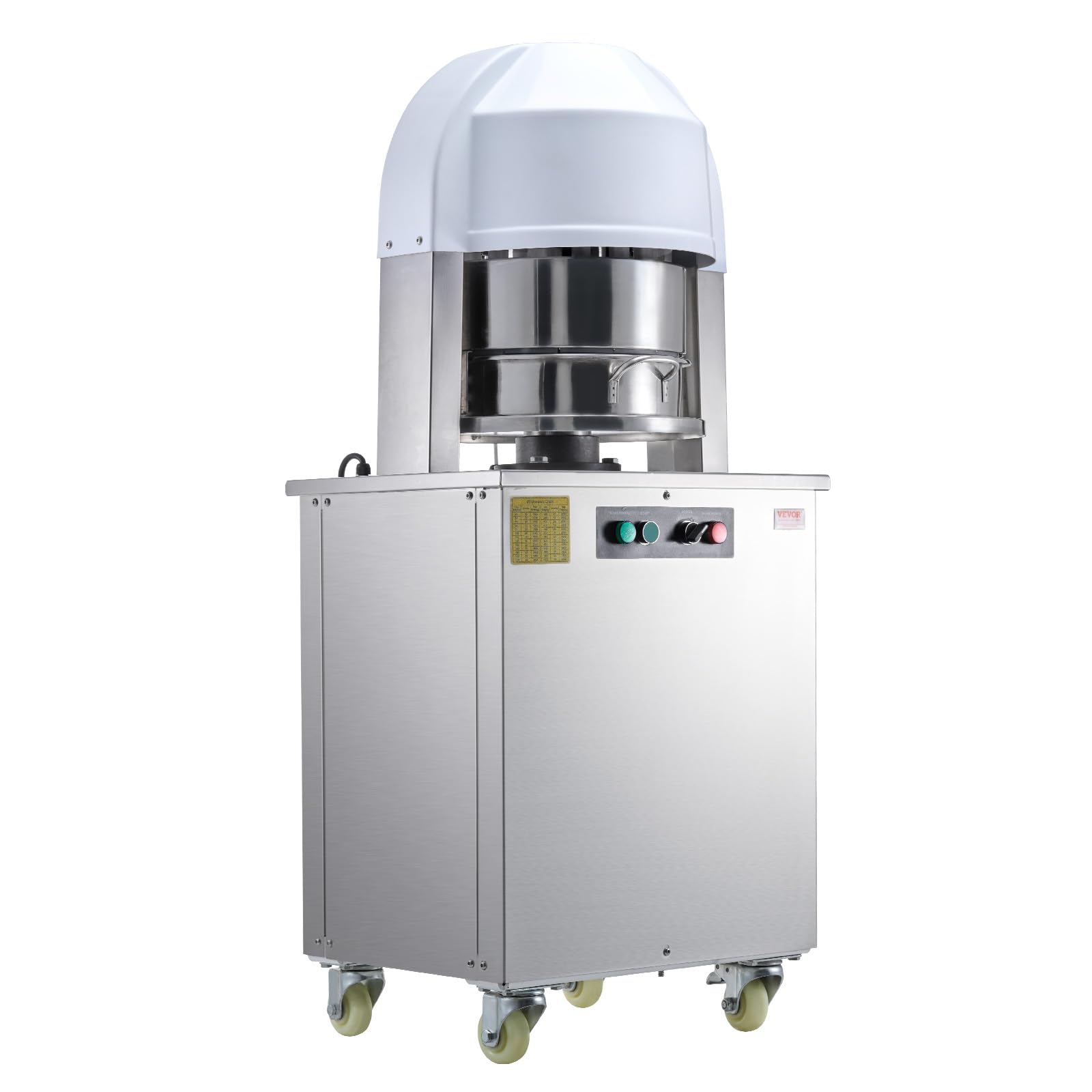 VEVOR Dough Divider,20PCS Electric Dough Divider Machine,2.12oz-9.17oz Equal Dough Press Dough Cutting with 304 SS Tray and Copper Motor Divider for Bakery,Restaurant,Commercial Food Preparation