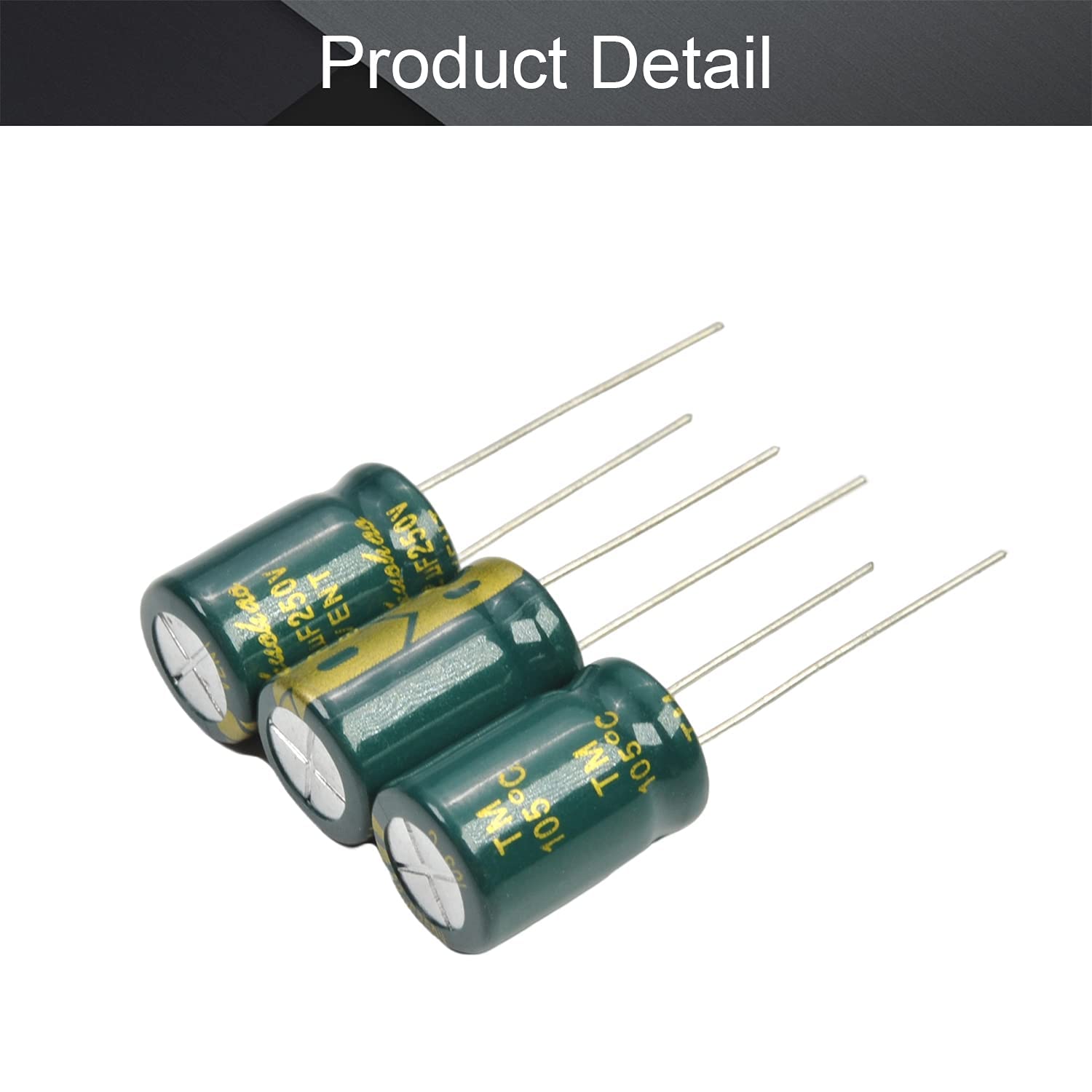 Amazon.co.jp: Jutagoss アルミ電解コンデンサ 20個 低ESRグリーン 22uF 250V 10x16mm 高リップル電流  コンデンサ カーオーディオ 低インピーダンス テレビ 液晶モニター ラジオ ステレオ ゲーム用 : 産業・研究開発用品