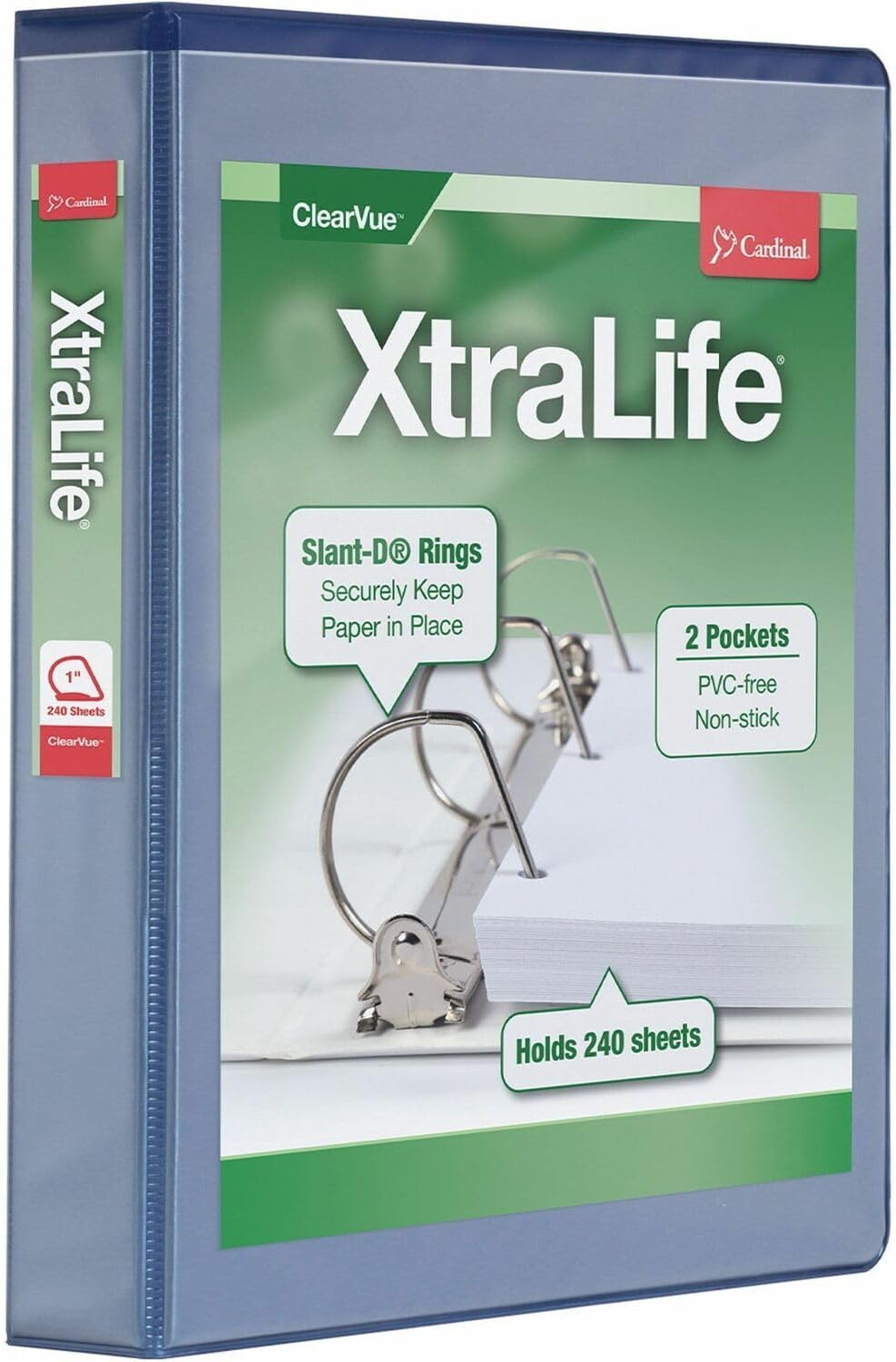 CRD26312 - Cardinal ClearVue Locking Slant-D Binder