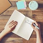 M-Aimee 24 Pack Journal Notebook Kraft Brown Cover Lined Notebooks for Travelers - A5 Size - 210 mm x 140 mm - 80 Lined Pages/ 40 Sheets
