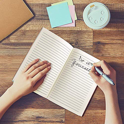 Pack De 7 Blocs-notes Adhésifs Lignés - Papier Kraft Résistant, 7 Couleurs Vives - Pour Bureau, école, Maison
