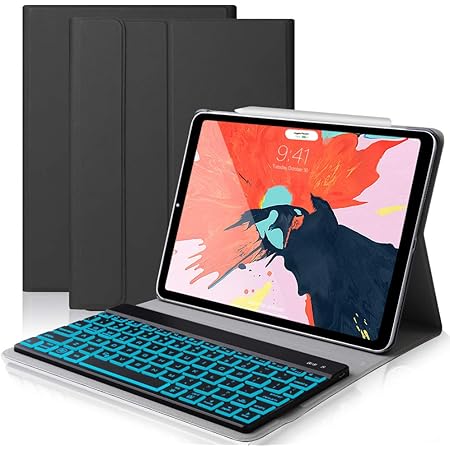 Amazon Com Ipad Keyboard Case Compatible With 2018 Ipad Pro 11 Inch Support Apple Pencil Charging Bluetooth Keyboard Kvago 185 Auto Sleep Wake Smart Cover With Detachable Wireless Keyboard Soft Black Computers Accessories