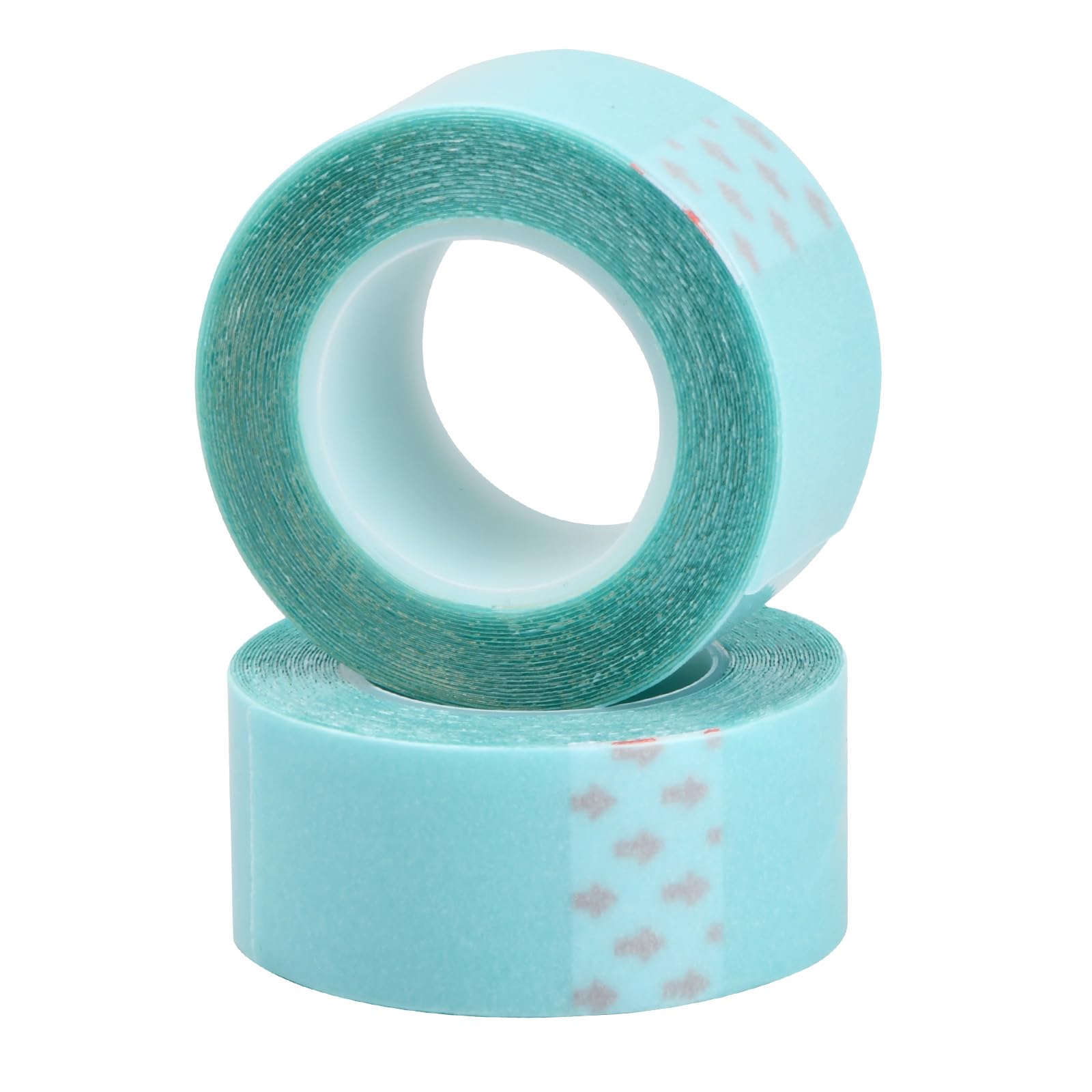 2 rollos de cinta adhesiva para extensiones de cabello, 3 m × 2 cm, fuerte fuerza adhesiva, resistente al agua, cinta adhesiva de repuesto para extensiones y pelucas