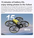 Drone avec HD Protection de la sécurité des hélices de caméra double, 4.5inch Écran RC Mini Drones, mode sans tête Décollage/atterrissage à une clé M23 Quadcopter avec 2 Batteries pour débutants adultes (Noir)