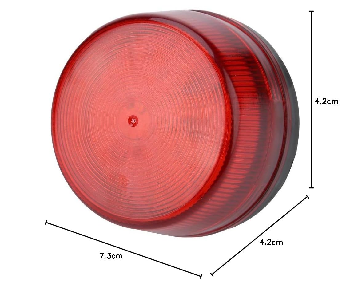 Emergenza Led Lampeggiante Strobe Warning Light Lamp Beacon Luce Lampeggiante Rossa Lampada Lampeggiante a LED Spia di Avvertimento del Segnale Stroboscopico di Allarme di