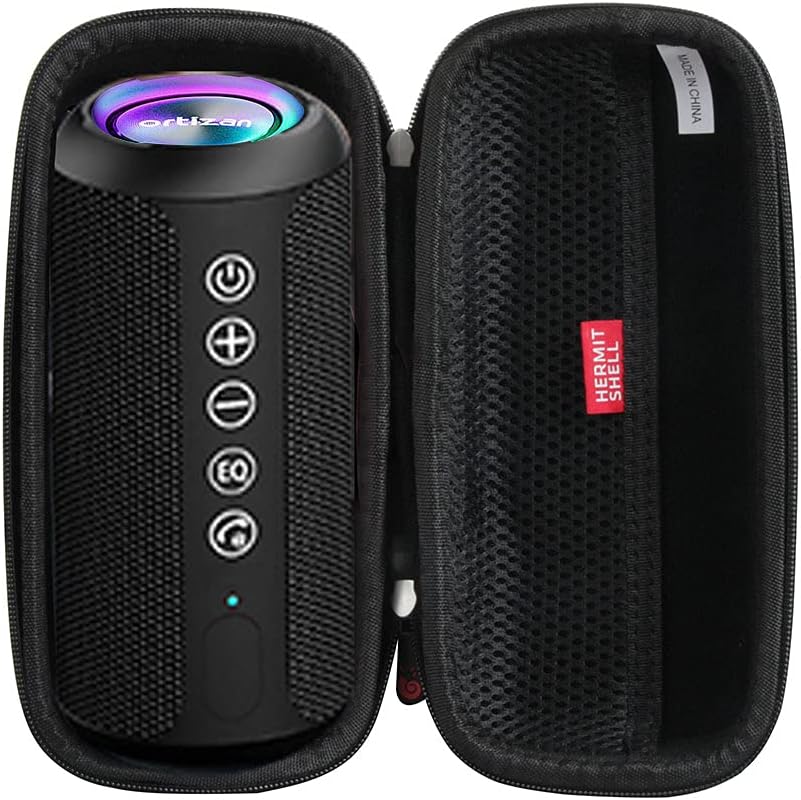 Hermitshell Hard Travel Case for Ortizan Bluetooth Speaker (Black)