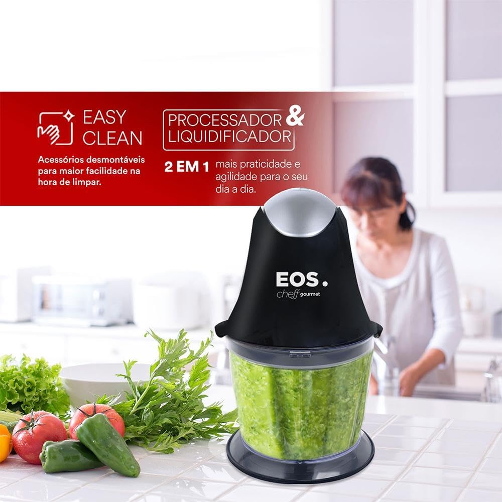 Mini Processador E Liquidificador Eos El1q01 1,5l 450w 220v - Imagem 5
