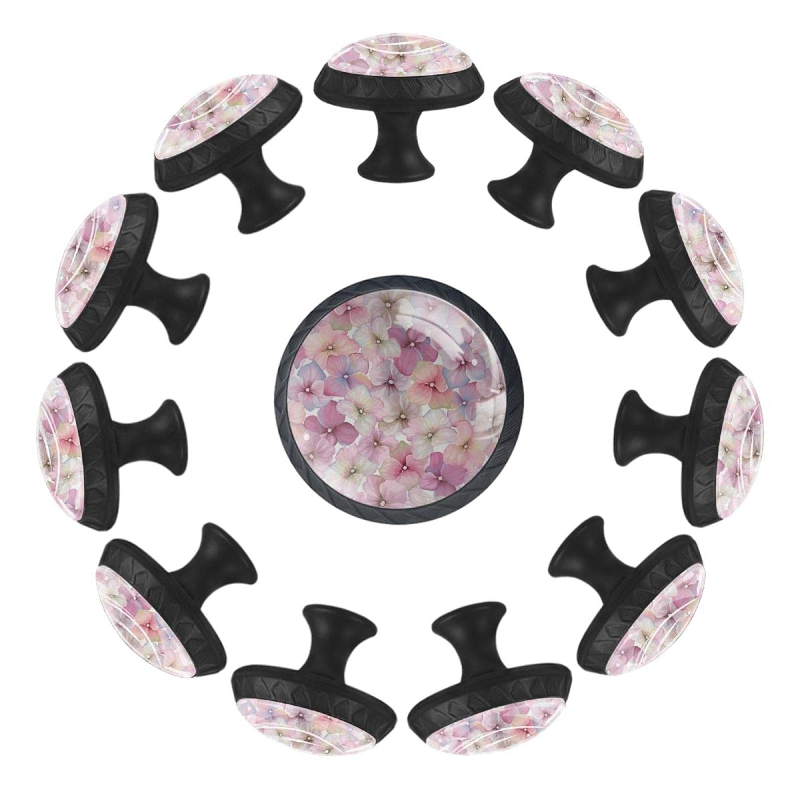 Poignées boutons de fleurs roses 35mm pour illuminer la salle de jeux et la crèche de vos enfants