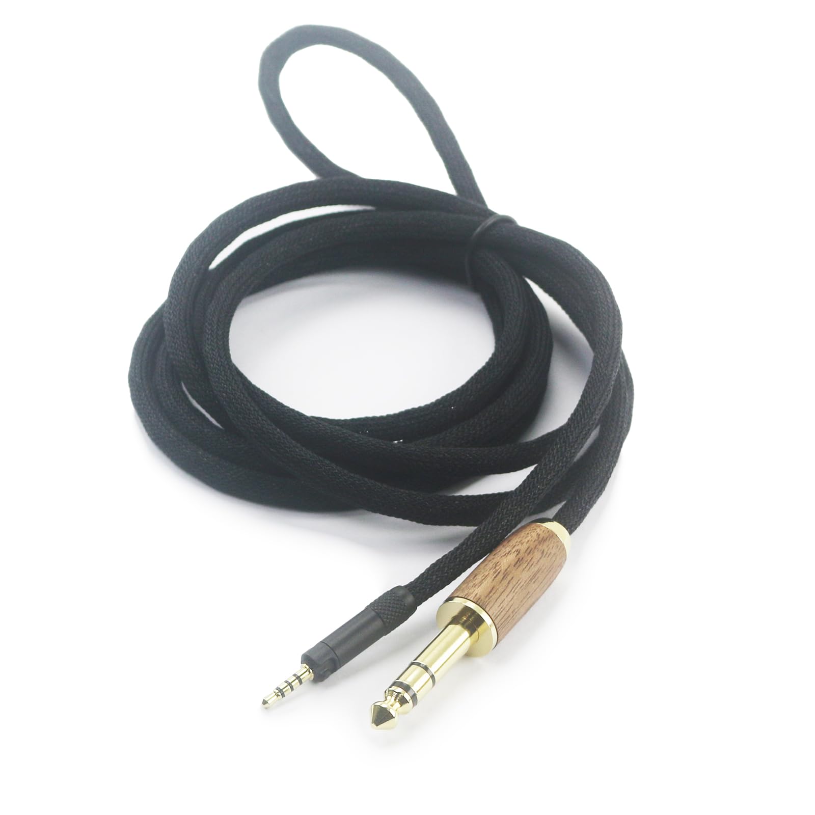 HansnBy 6.35mm Male Audio Cable 6N OCC Copper Silver Plated Cord Compatible with Sennheiser HD598 HD598 SE, HD560s HD598 Cs