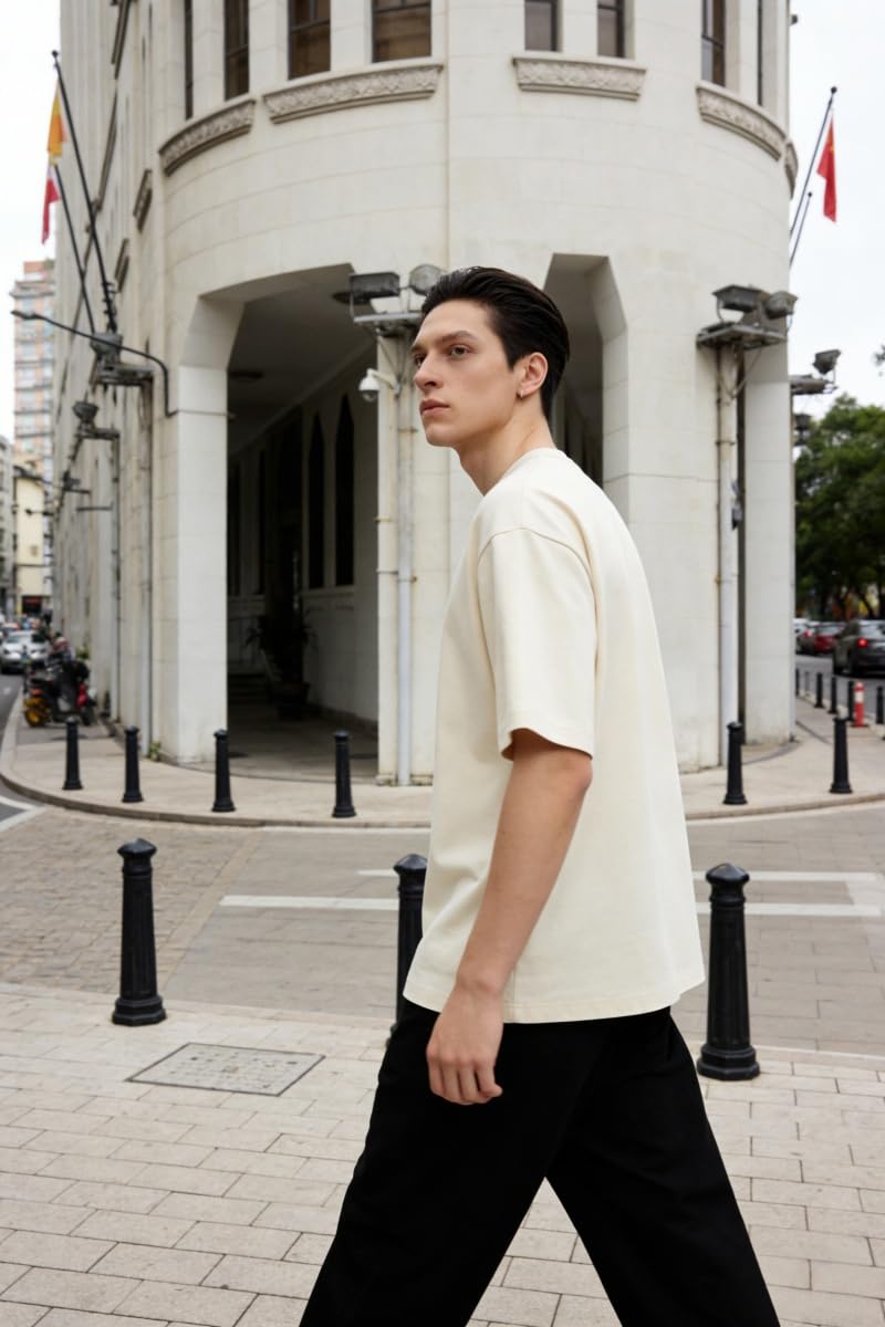 Camisetas de algodón para hombre, de gran tamaño, unisex, de manga corta, cuello redondo, color liso, atlética, ropa casual
