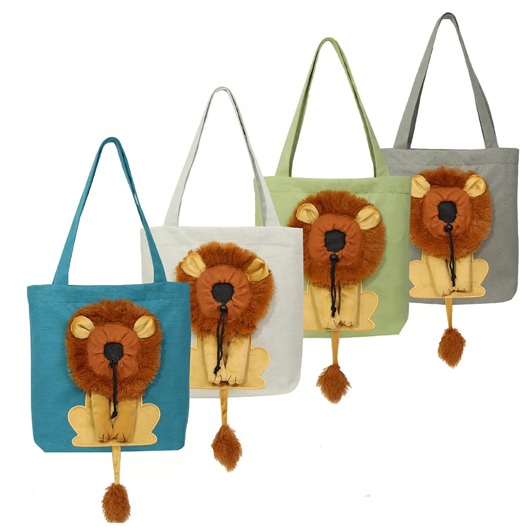 Borsa Trasportino Per Gatti Con Finestra - Zaino Portatile In Tela Per Animali Piccoli 36x36x16cm - Foto 2