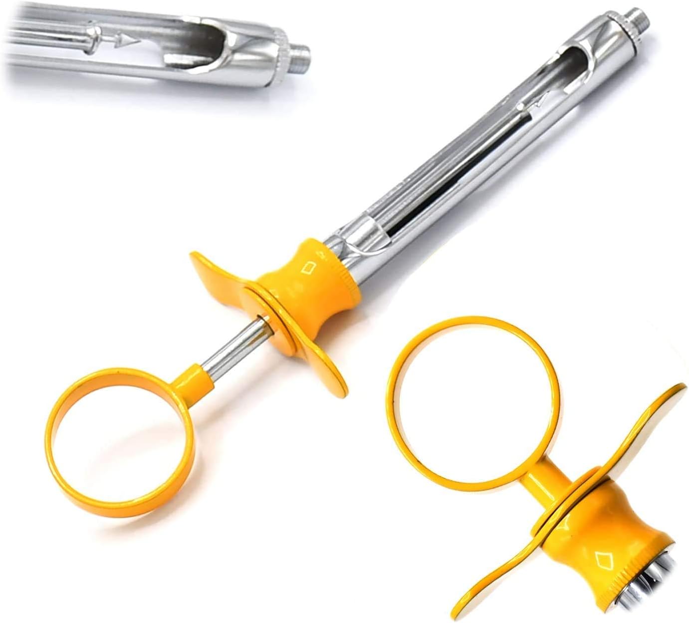 OdontoMed2011 Pack of 7 Pcs Aspirating Syringe CW Type 1.8cc Color Handle Mix Color Dental Instruments