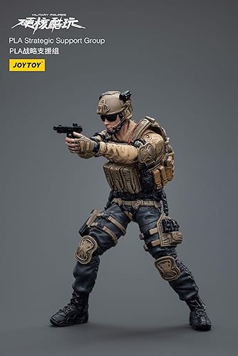 Miniatura 8 de JoyToy Figura militar PLA Grupo de apoyo estratégico 118 escala figura de acción