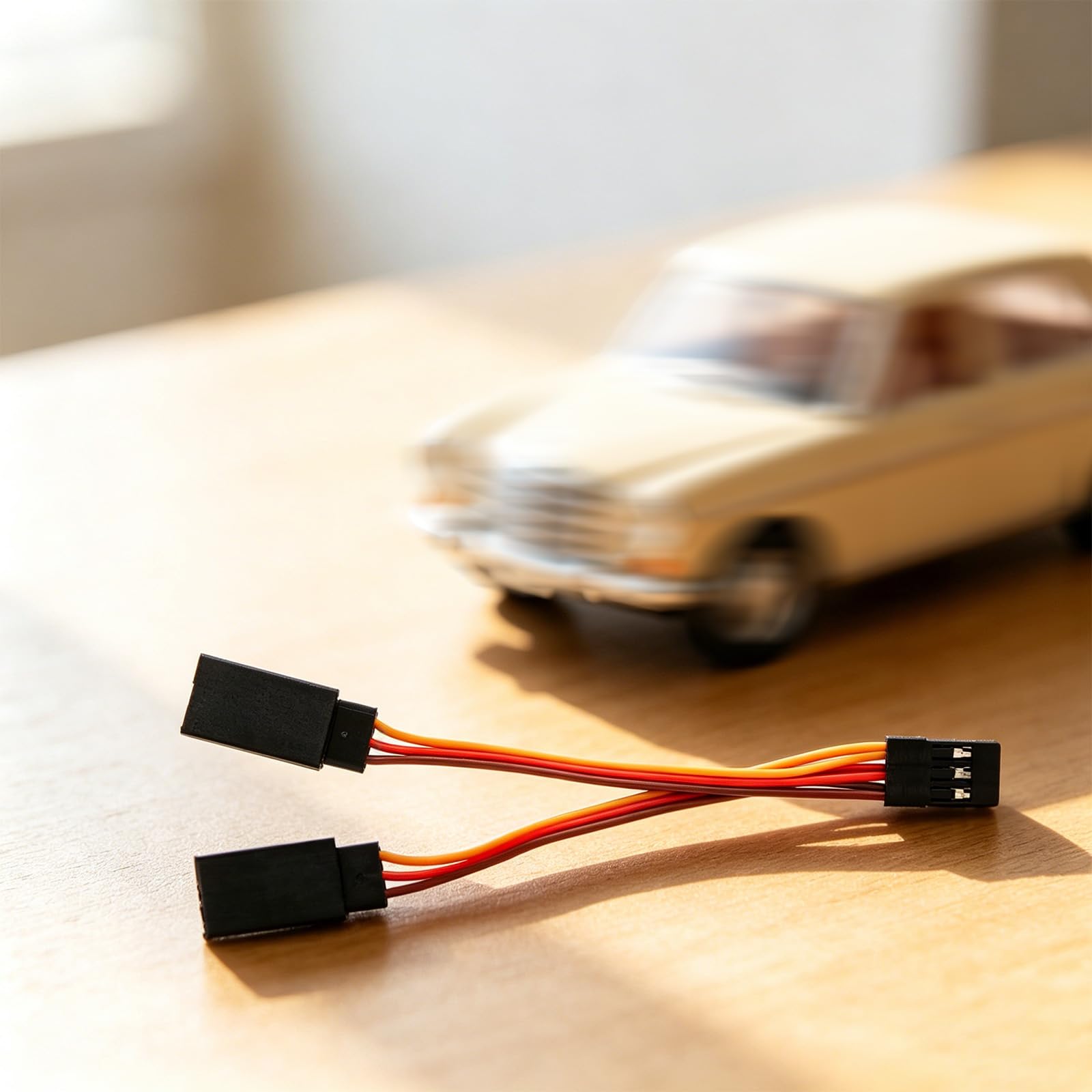 6 Piezas Cable Divisor Servo Y 10 cm Hembra a 2 Machos para JR/Futaba Coches RC Drones