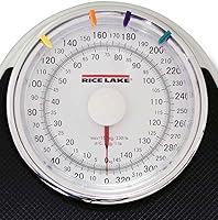 Vista 2 de Rice Lake Báscula mecánica de suelo - LB y KG