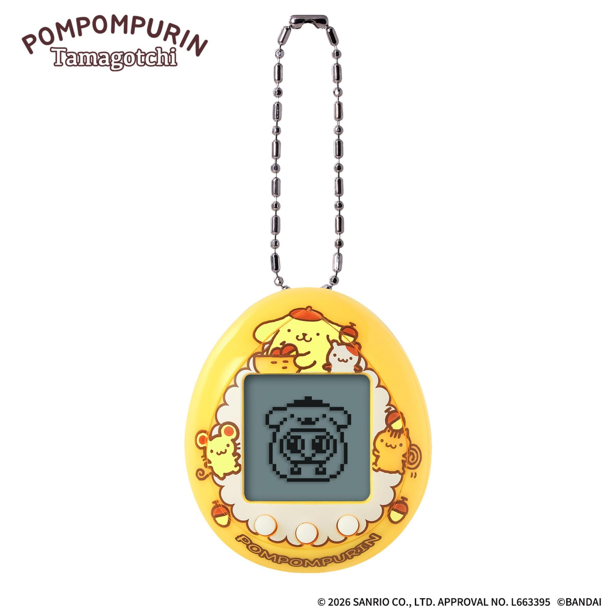 TAMAGOTCHI Nano Sanrio Pompompurin Caramel Pudding Version