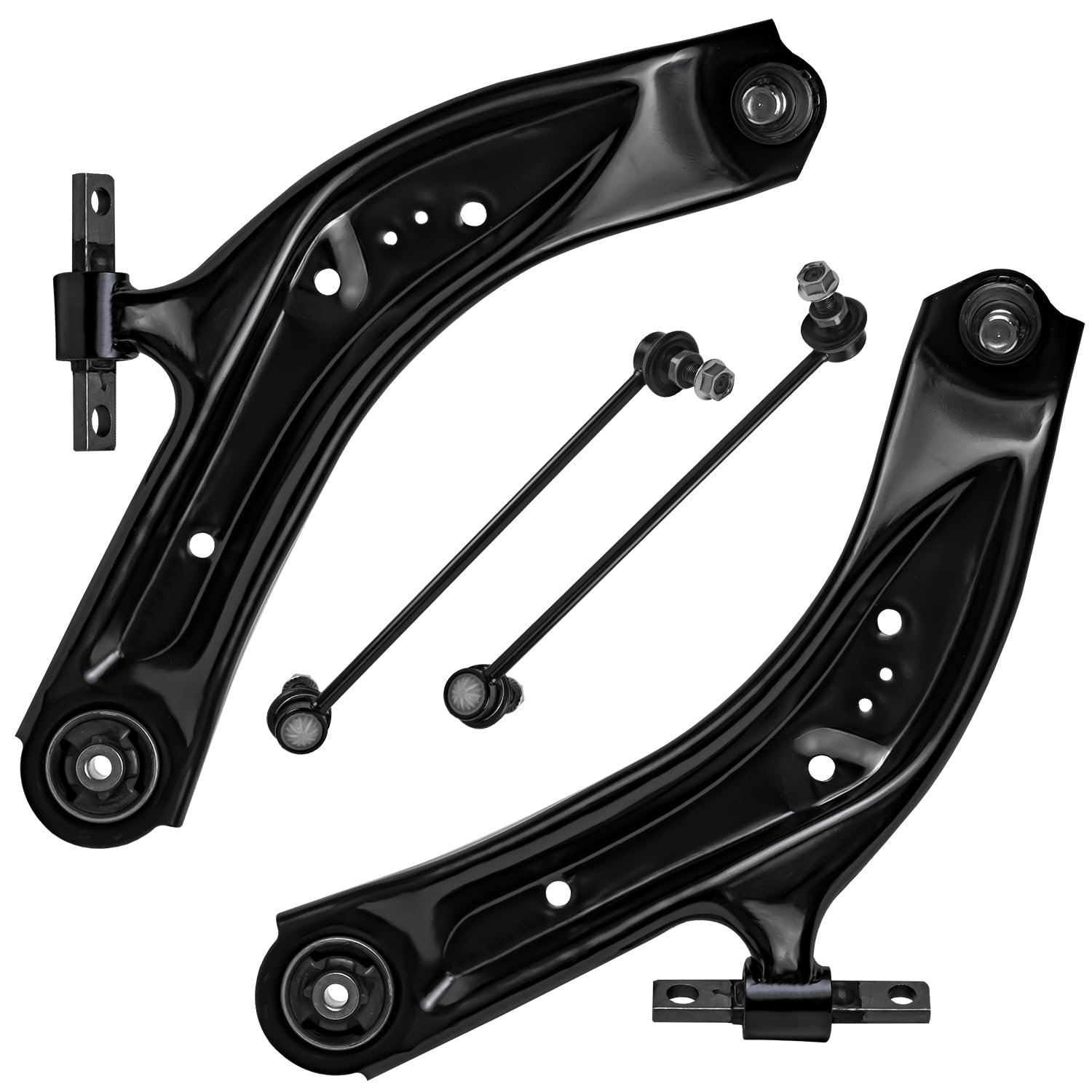 Detroit Axle - 4pc Front End Control Arms Kit for 2014-2019 Nissan Rogue