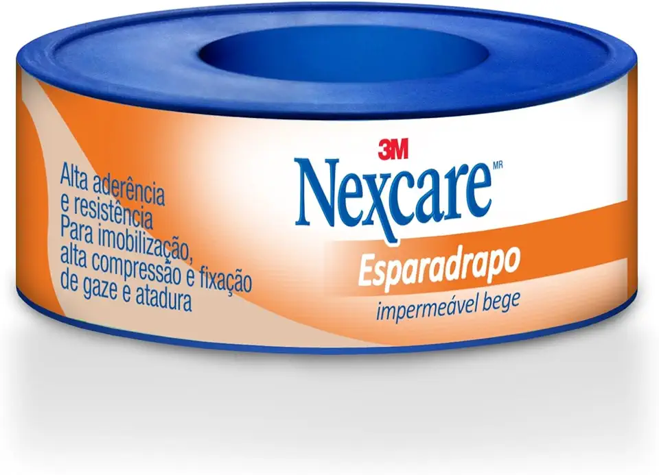 Esparadrapo Impermeável Nexcare® Bege - 12 mm x 3 m