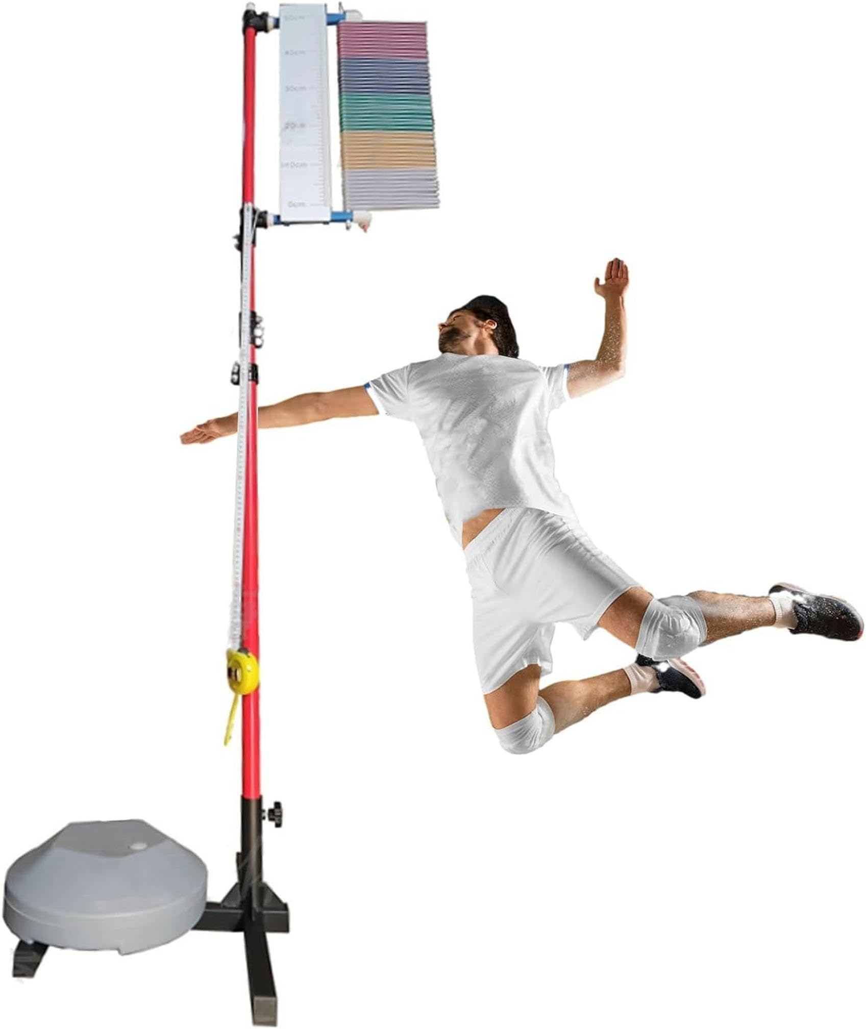Aide à l'entraînement de basket pour analyser la hauteur de saut vertical