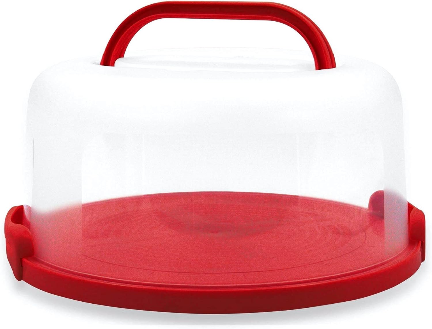 Top Shelf Elements Red Cake Carrier for Up to 10 inch x 4 1