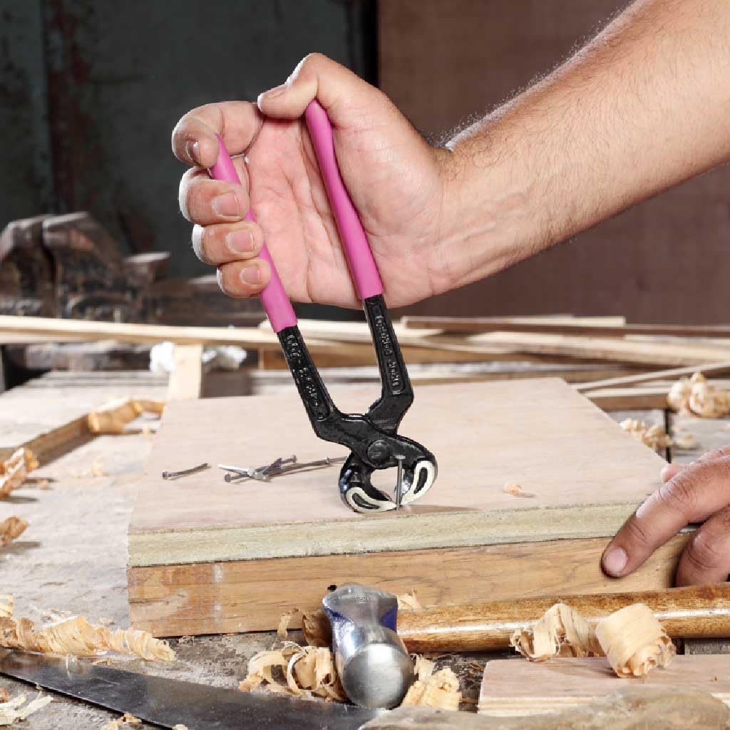 Heavy Duty Pincer with Comfort Grip Handle, 8 Inch/200mm, Black and Red, Professional Hand Tool 3