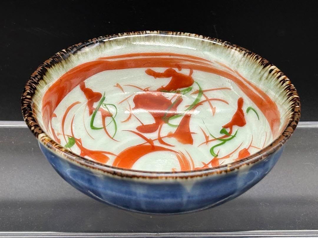 古美術珍品備前焼藤田龍峯作 稀見珍品灰カブリ茶碗 共箱付き 骨董珍品