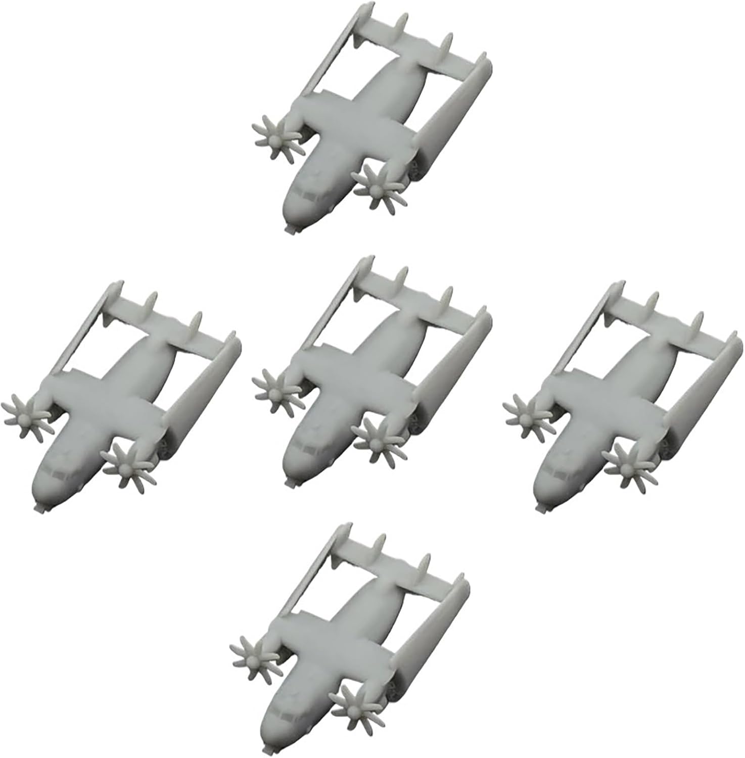 5PCS DIY Model Shipborne Transport Aircraft C-2A Greyhound 1/2000-1/350 Scale Folded Wing Transporting Goods Airplane Military Model for Display(1/350 (49mm))