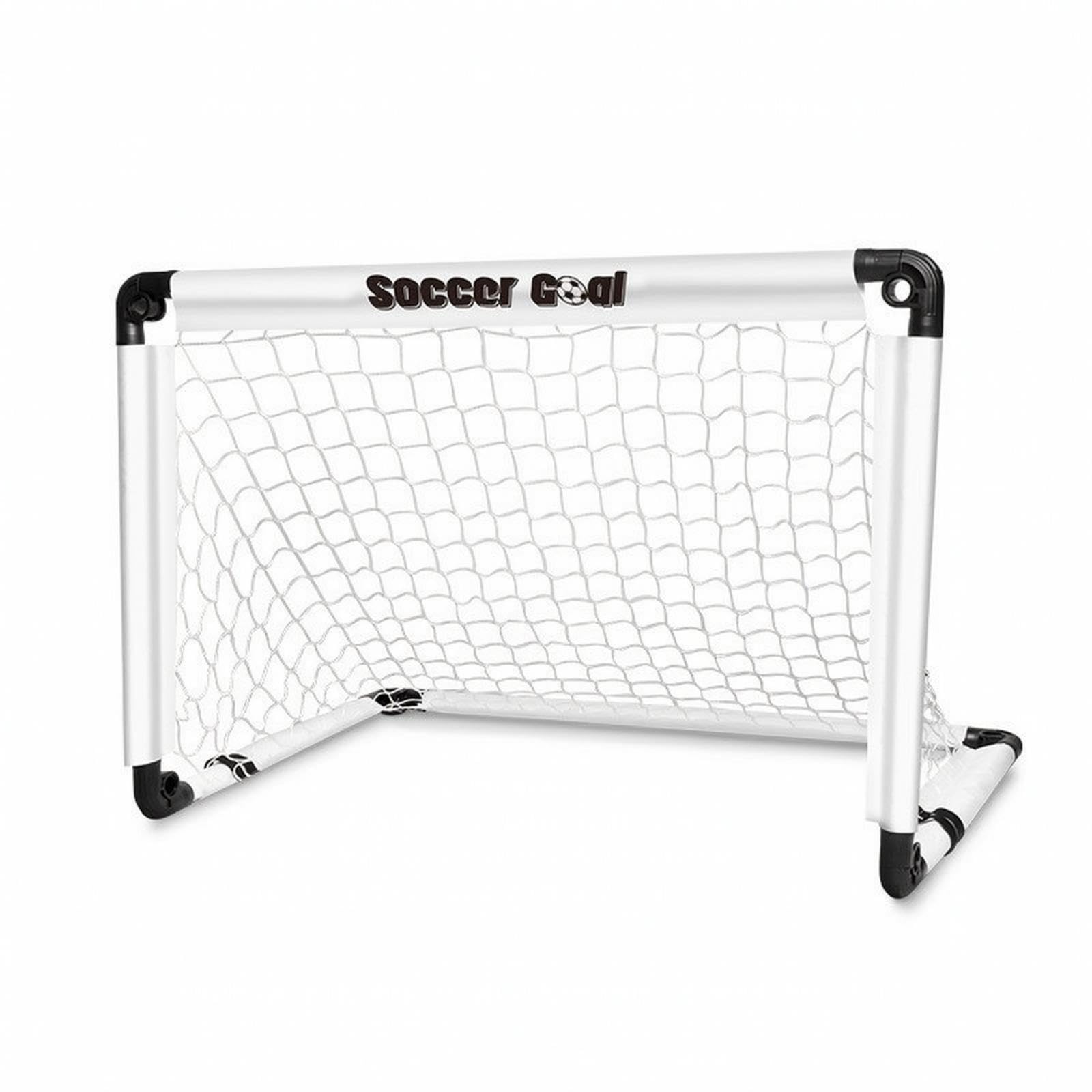 Foldable Soccer Goal Compact Portable Soccer Goal Lightweight Athletic Gear for Kids, Adolescents, Training, Backyard, Outdoor S B White-image-49