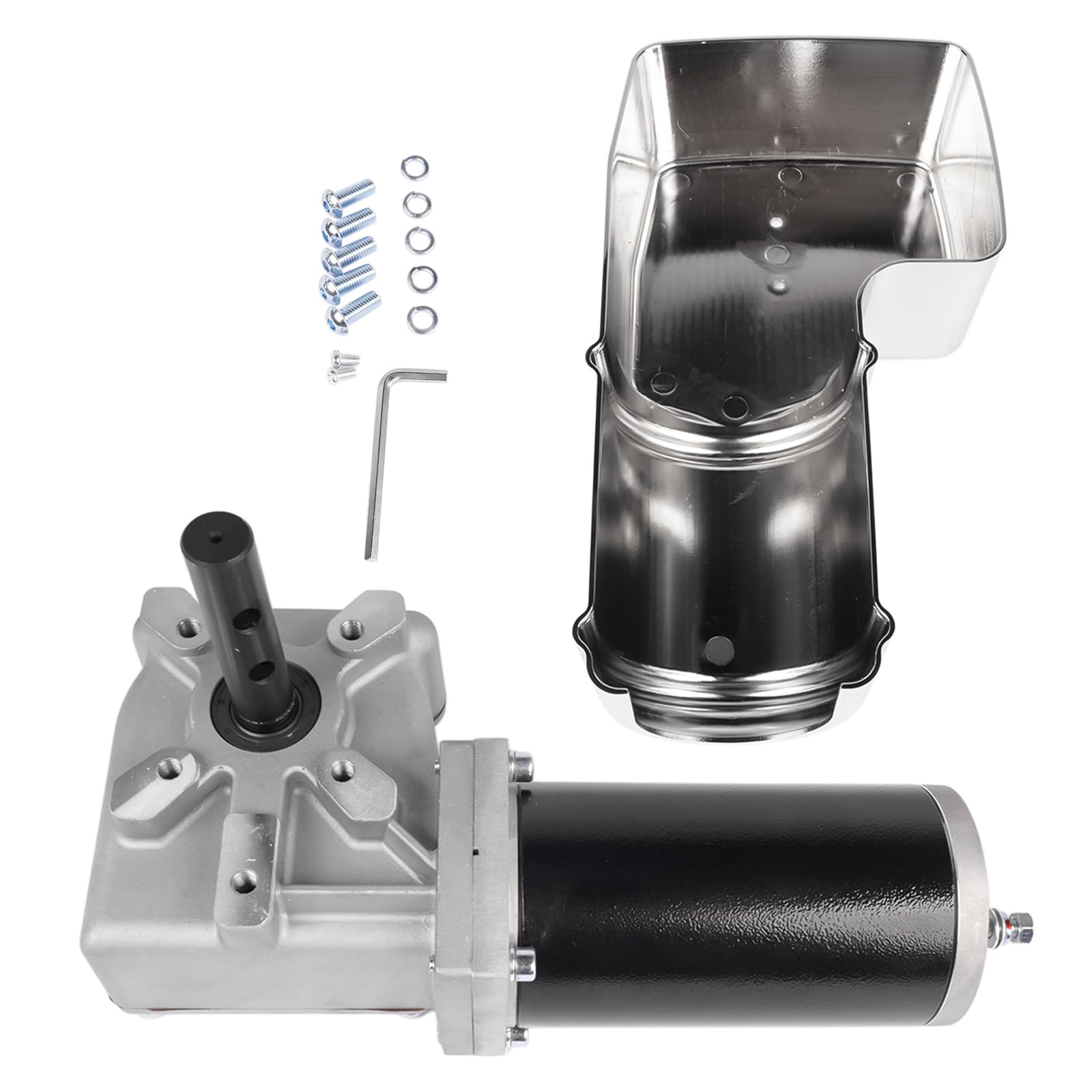 5543895 12V Tarp Gear Motor 900W 90:1 Coppia elevata, 40 RPM Elettrico Tarp Motore Sostituzione, Alloggiamento Resistente alle intemperie con Ingranaggio Bronzo per Dump Truck Tarp Systems