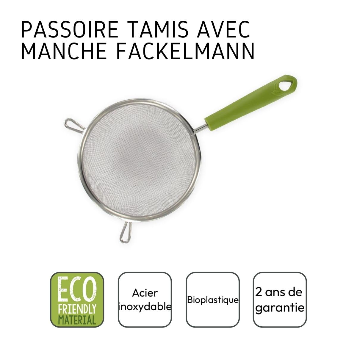 Homéa Küchensieb Anthrazit - Kunststoffsieb 25 Cm Durchmesser