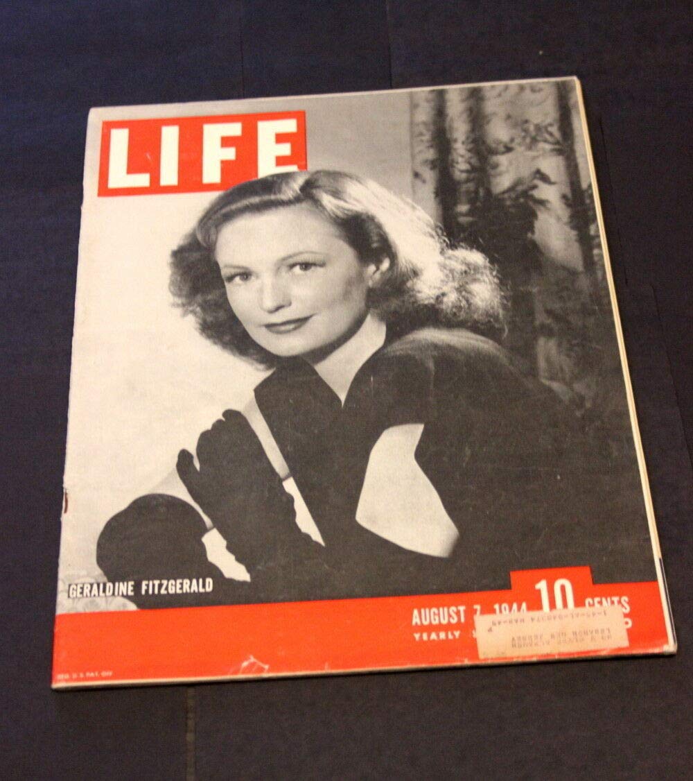 Amazon Com Life Magazine August 7 Th 1944 Geraldine Fitzgerald Home Kitchen