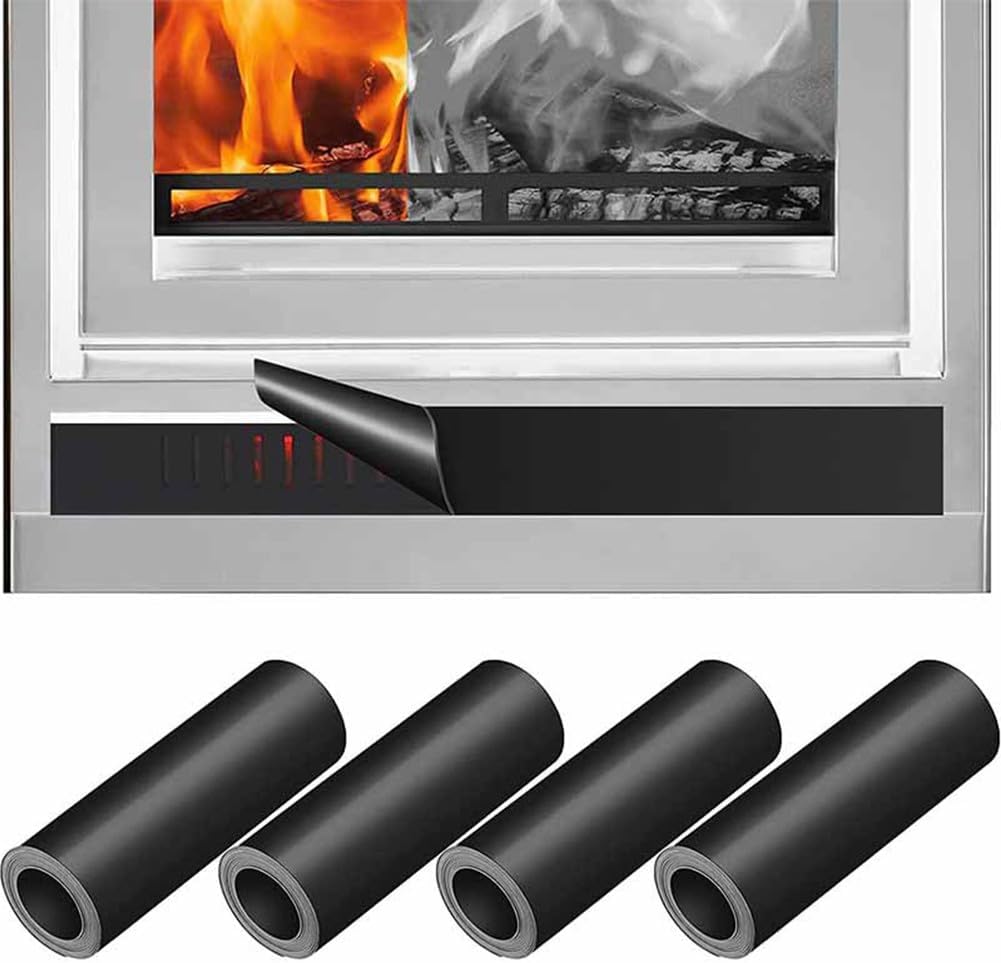 Fireplace Cover, Fireproof Fireplace Draft Blocker, Fireplace