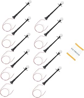 Angoily 10 Pçs Modelo Luz De Rua Trem Brinquedos Decoração Rústica Decoração Musgo Mini Luz De Rua Casa De Bonecas Arandela Em Miniatura Poste De Lâmpada De Rua Mini Modelo De Luz De Rua