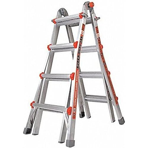 Little Giant Ladders, Super Duty, M17, 17 foot, Multi-Position Ladder, Aluminum, Type 1AA, 375 lbs weight rating, (10402)