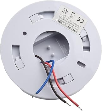 360° PIR Ceiling Motion Sensor Switch, Adjustable 2-7 Min Timer & 3-2000 Lux Day/Night Detection, 110-240V AC Infrared Occupancy Light Controller for Home(220~240V)