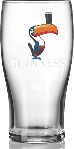 Guinness Official Toucan Beer Glass, Classic Memorabilia (600ml)