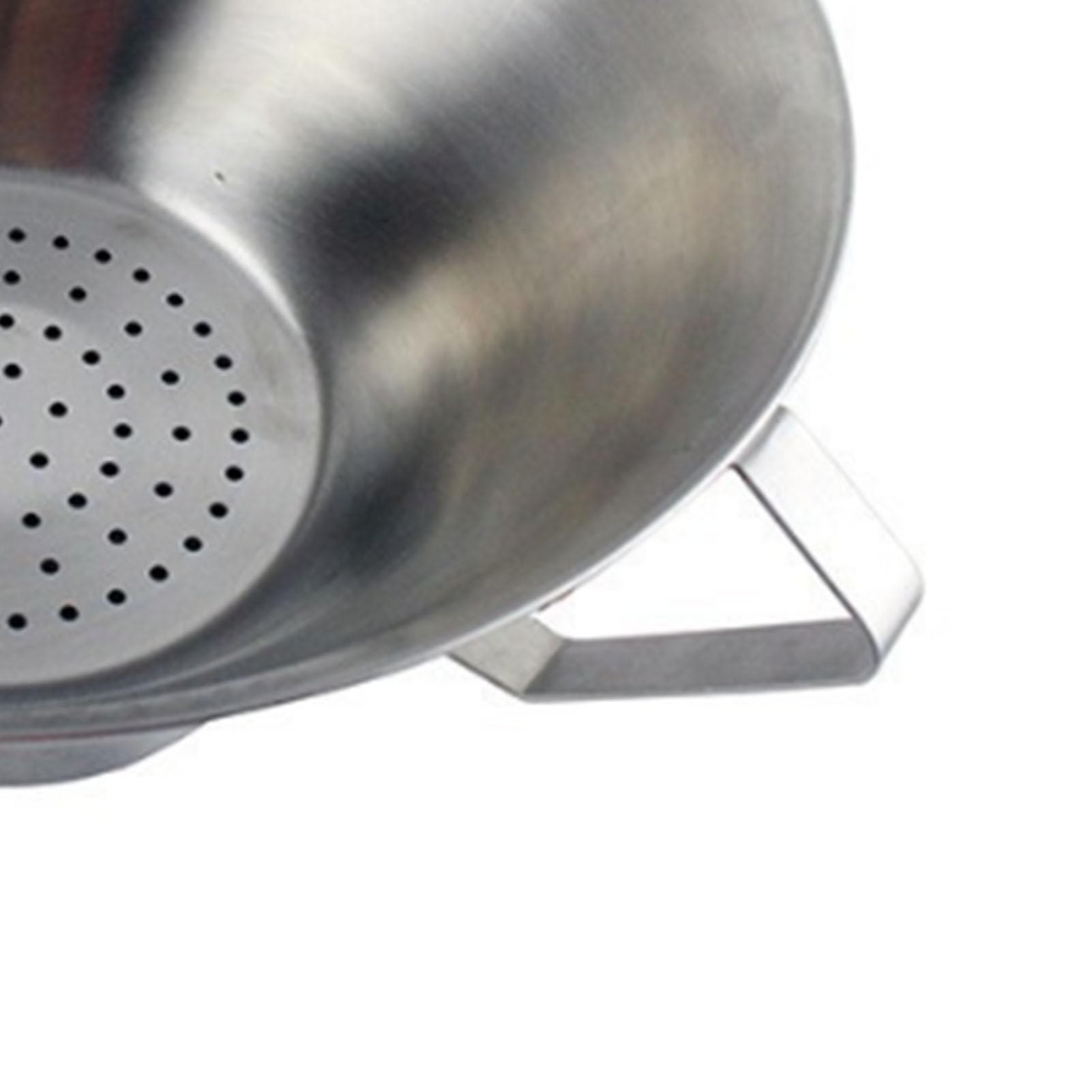 Qcwwy Fettsieb, Pommes-Frites-Ölsiebe, Trichterfilter aus Edelstahl 304, Großes Fassungsvermögen, Schmalzabscheider für Brühe, Talg und Fritteuse in Privaten oder Gewerblichen Küchen