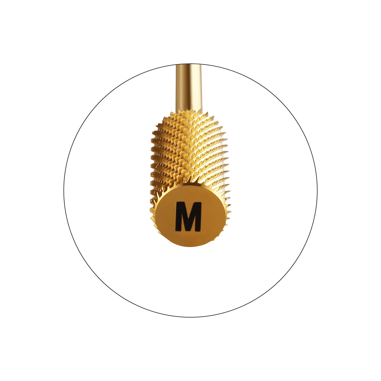 JCMaster® Punta professionale per Fresa per Unghie In carburo di tungsteno Ideale per principianti Manicure Pedicure per rimuovere la ricostruzione delle unghie gel acrilico e calli - Grana media