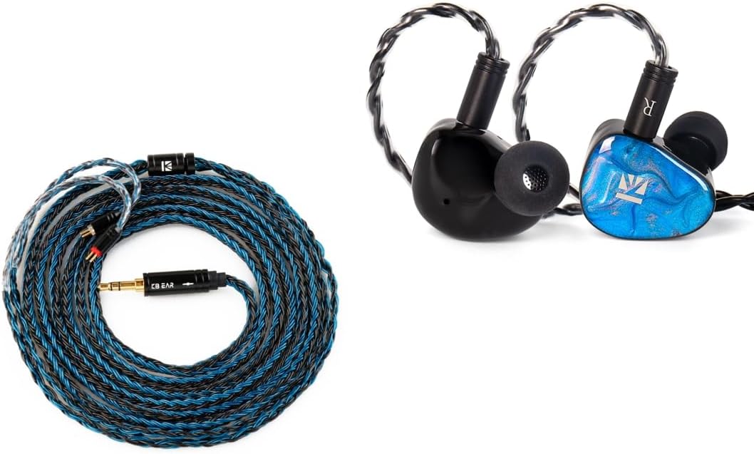 keephifi KB02 Blue and 2meters 16 core IEM Cable