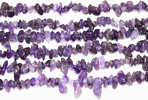 Miniatura 4 de Cuentas sueltas de amatista natural de 0.315 a 0.315 pulgadas (7 a 0.315 in), cuentas sueltas semipreciosas para hacer joyas, suministros de