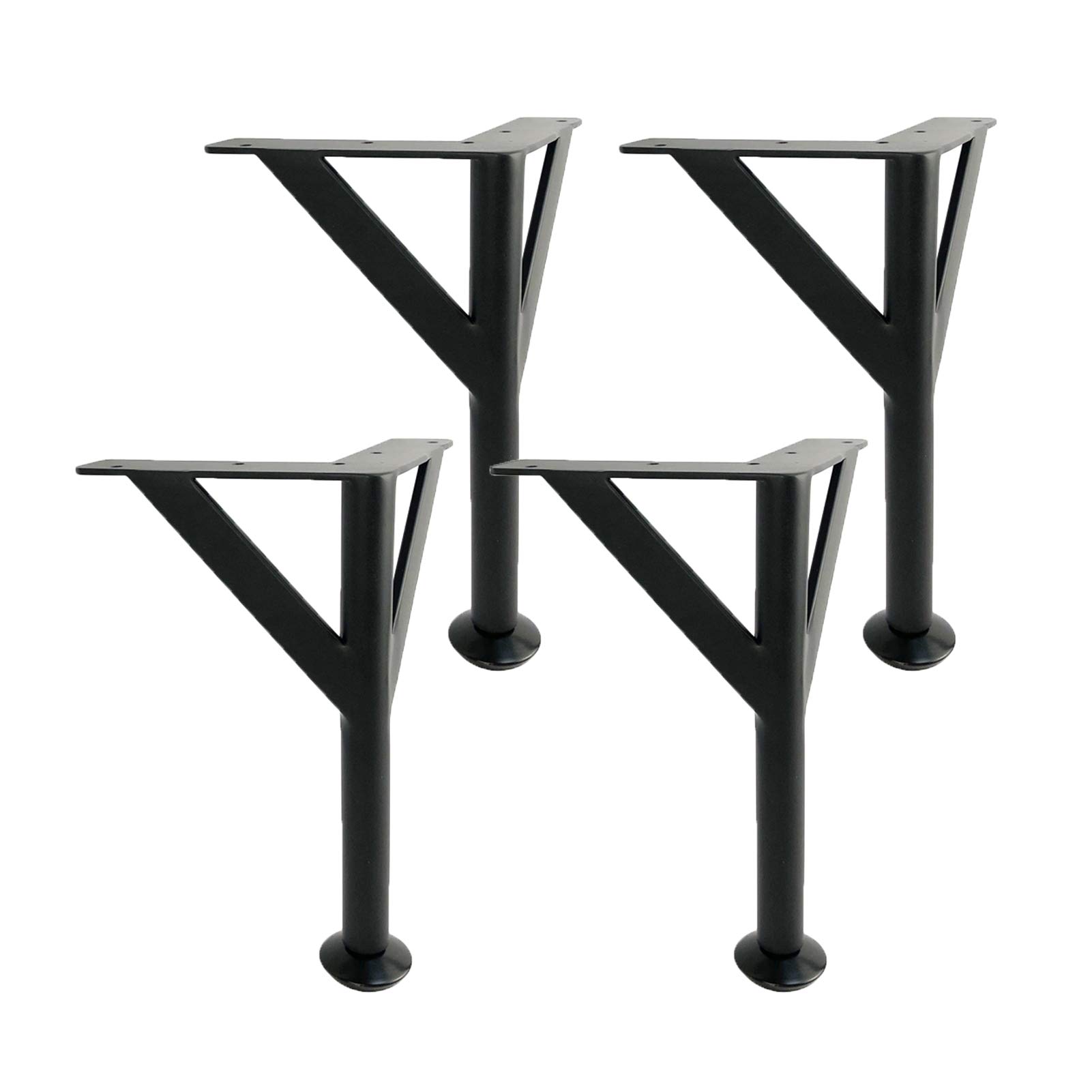 4 piedini regolabili per mobili e mobili, in acciaio inox, adatti per tutti i tipi di mobili fai da te (20,5 cm)