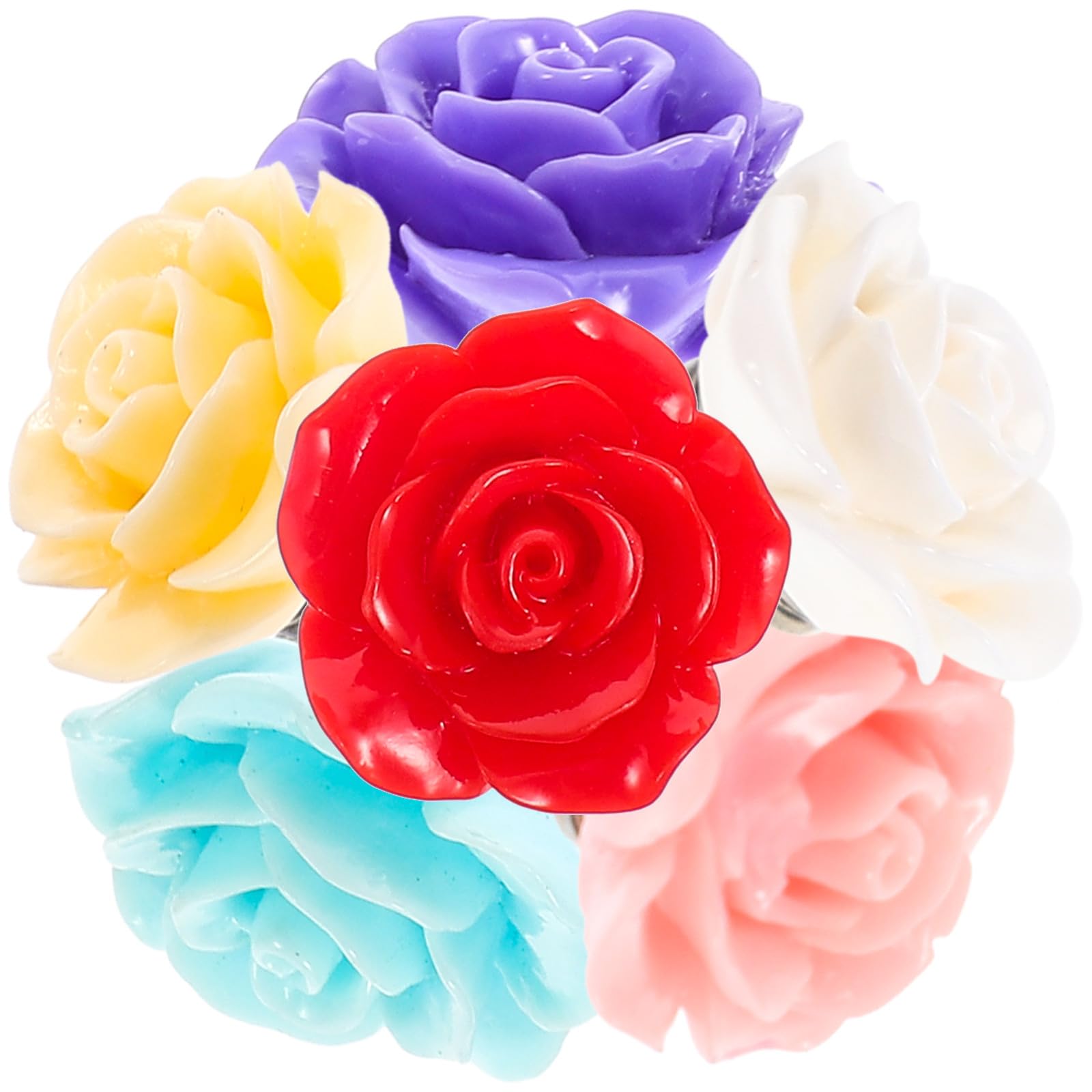Soporte magnético de gemas Beaupretty con diseño de rosa para manualidades cómodas de plástico