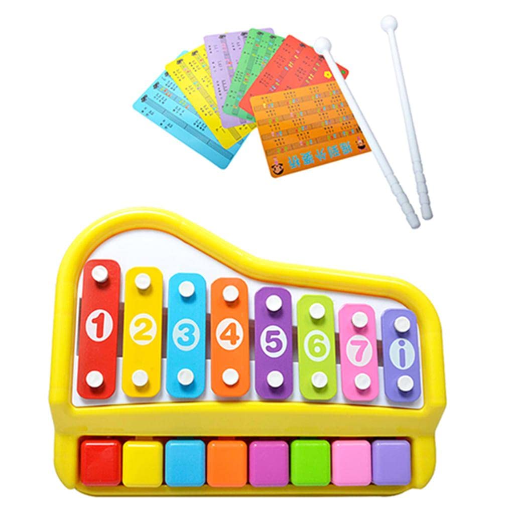 kowaku Xilófono 2 en 1, Juguete de Instrumento Musical Educativo para