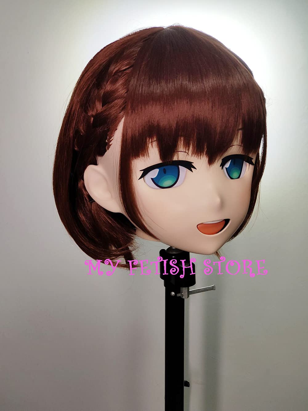 Amazon.co.jp: Resin Female Anime Cosplay Full Head Kigurumi