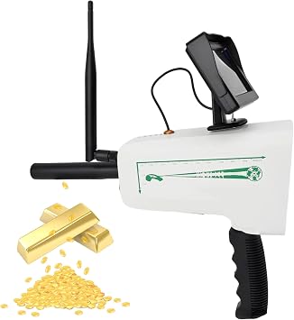 Professional Metal Detector, 1000m Range 30m Depth Underground Location Detecting Identifying Machine with 3D LED Display, for Gold, Silver, Copper, Diamonds