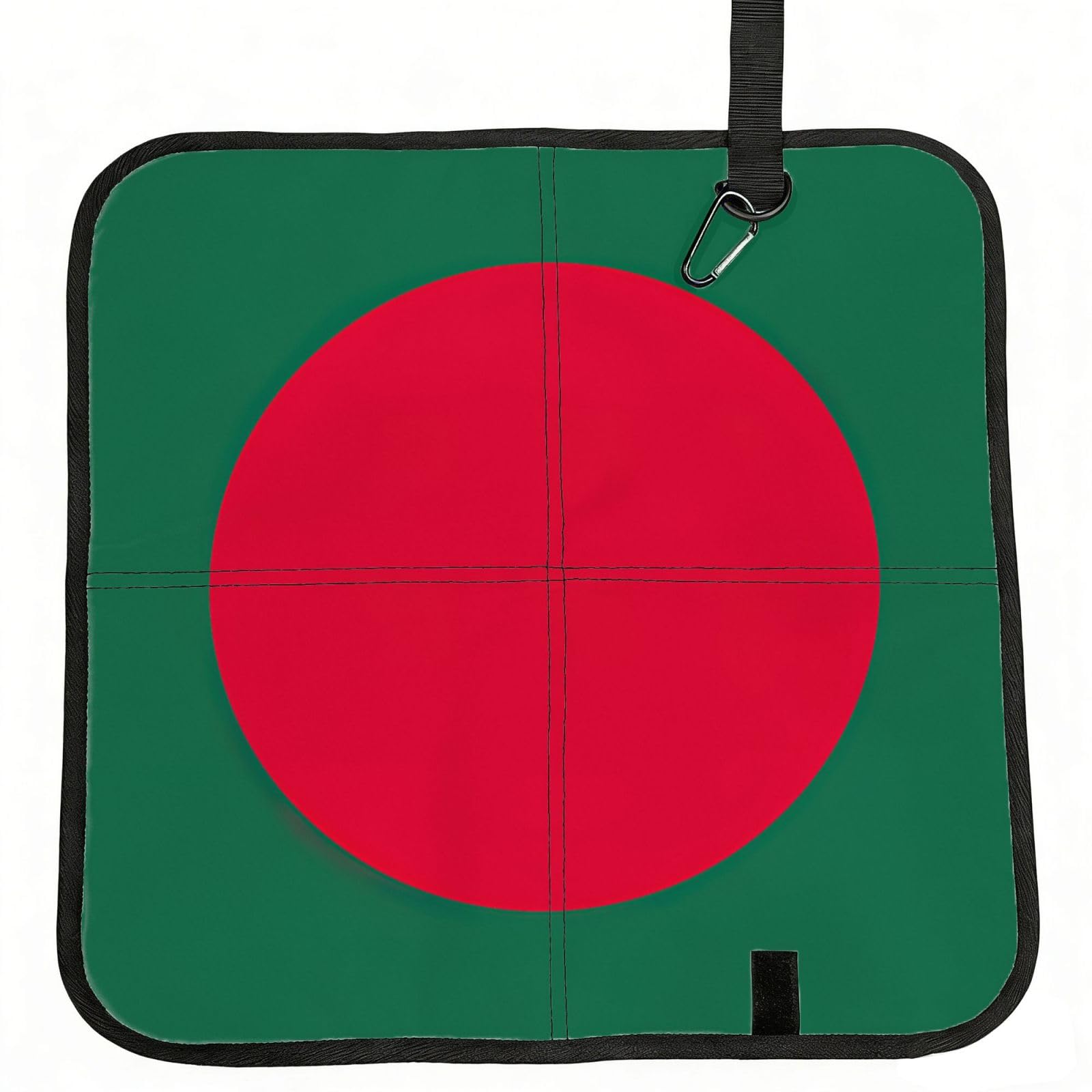 AYYQWE Flag Of Bangladesh Print Foldable Seat Cushion Portable Chair Pad Office Commuting Picnic Camping Outdoor
