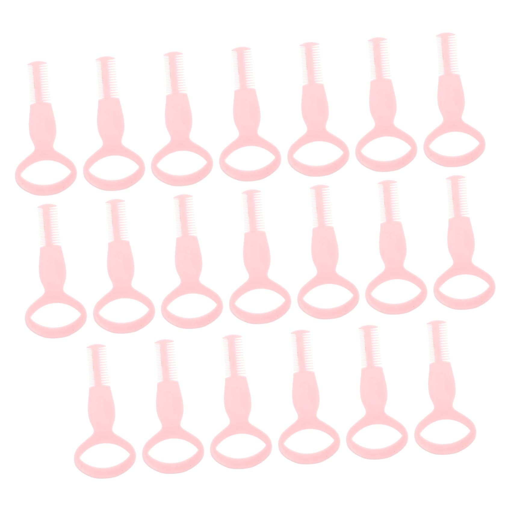 Ipetboom 20pcs Mascara Shield Applicator Eyelash Curler Guard Eyelash Brush Essential Makeup Tool for Application Compact Lightweight Design Random Color