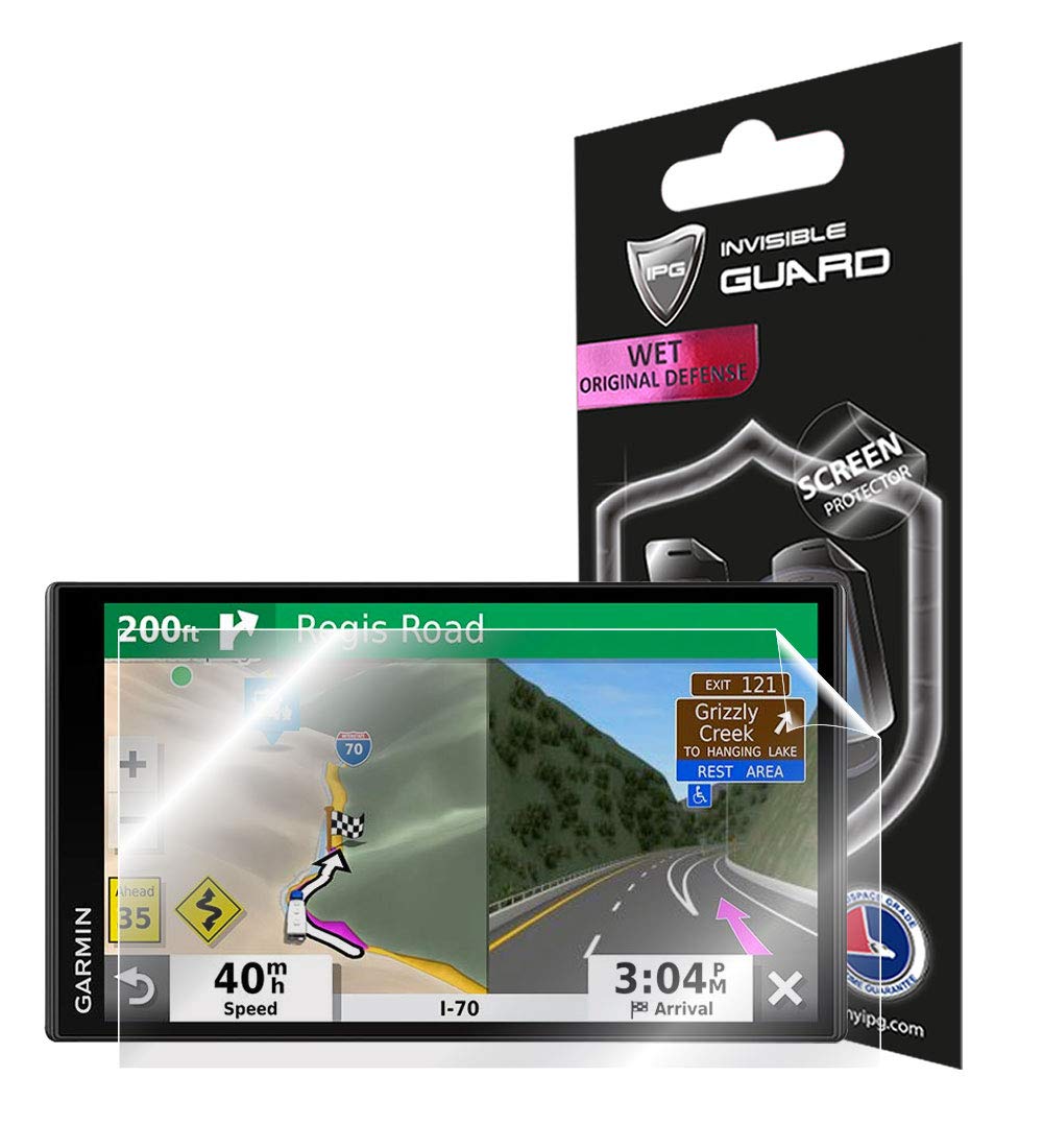 IPG For Garmin RV 780 & Traffic 6.95inch Advanced GPS Touch Display Screen Protector Invisible Ultra HD Clear Film Anti Scratch Skin Guard - Smooth/Self-Healing/Bubble -Free