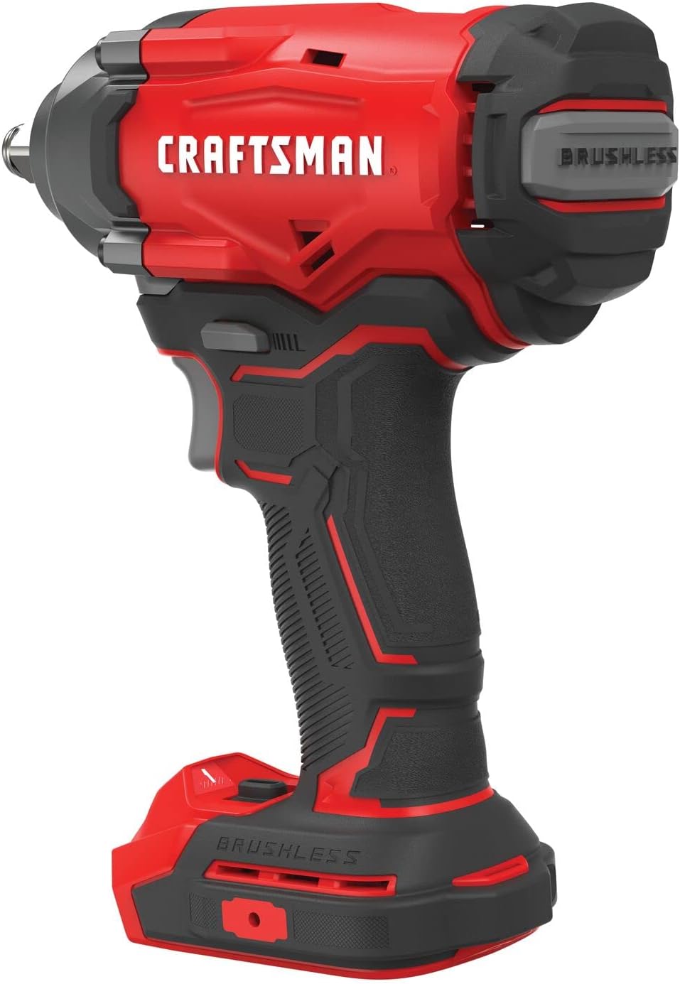 CRAFTSMAN V20 Impact Wrench, Cordless, Brushless, 1/2-Inch, Tool-Only (CMCF920B) - - 